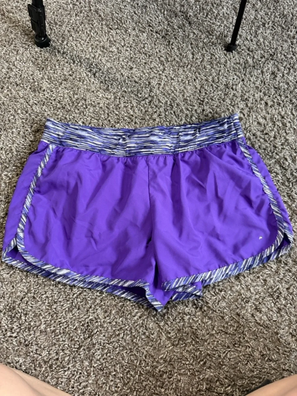 justice Purple Athletic Shorts size 18 girls